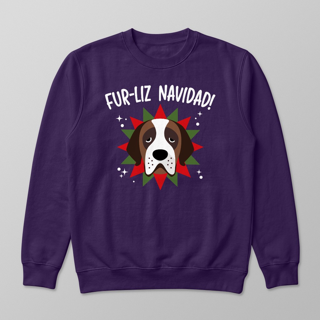 Fur-Liz Navidad: Personalised {breedFullName} Sweatshirt