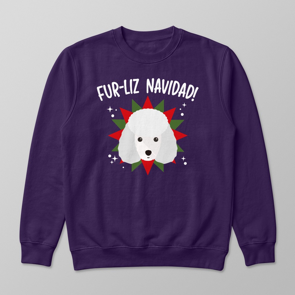 Fur-Liz Navidad: Personalized {breedFullName} Sweatshirt