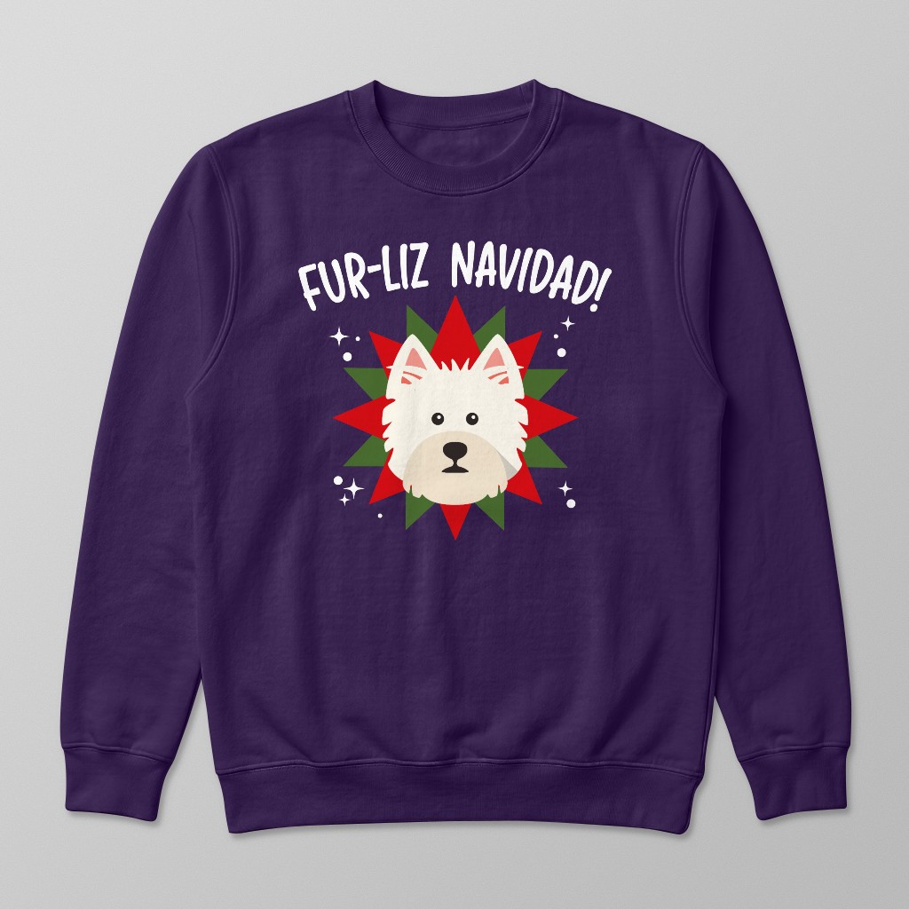 Fur-Liz Navidad: Personalised {breedFullName} Sweatshirt