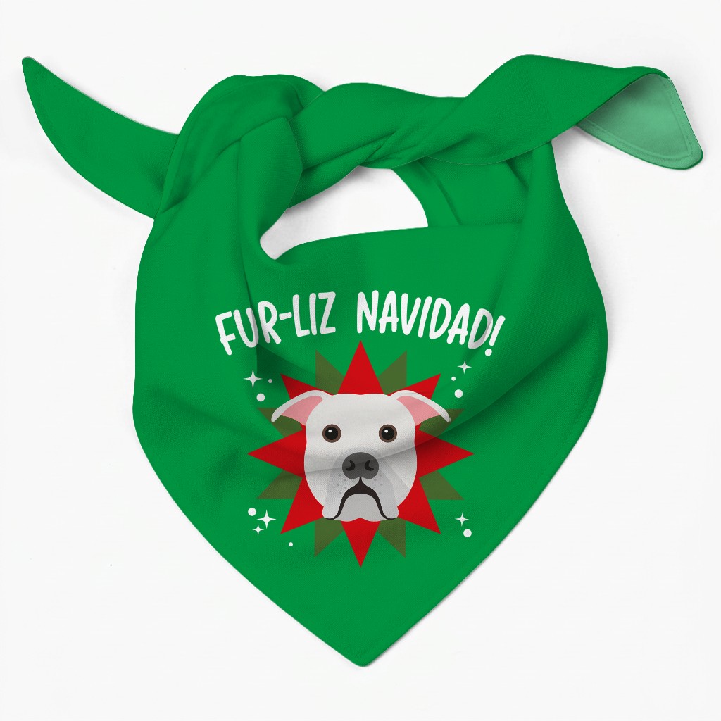 Fur-Liz Navidad: Personalized {breedFullName} Bandana