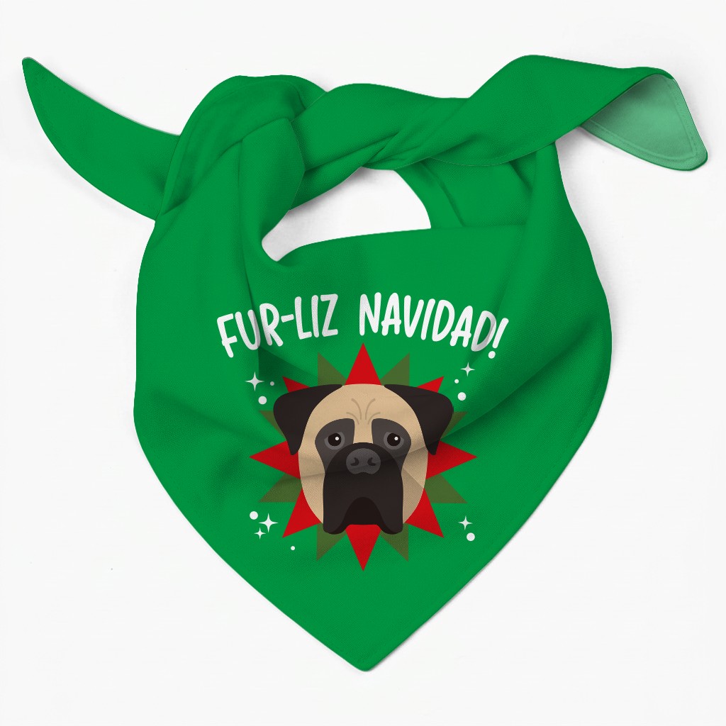 Fur-Liz Navidad: Personalised {breedFullName} Bandana