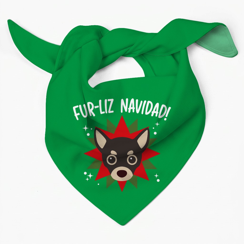 Fur-Liz Navidad: Personalised {breedFullName} Bandana