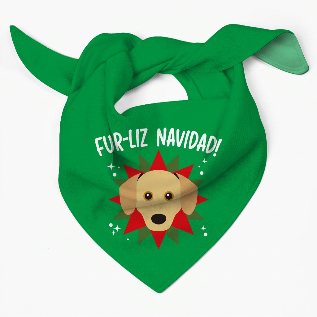 Fur-Liz Navidad: Personalized {breedFullName} Bandana