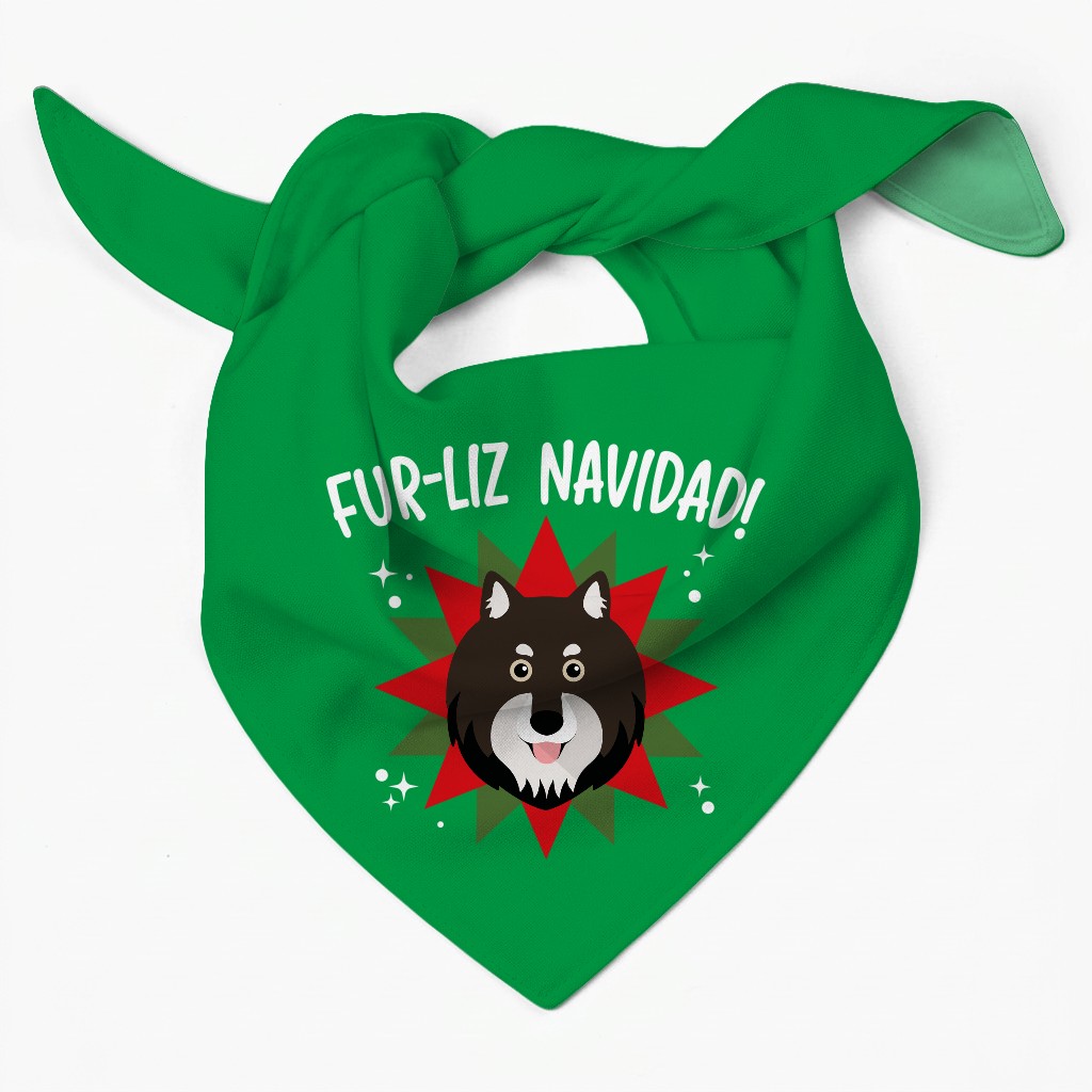Fur-Liz Navidad: Personalised {breedFullName} Bandana