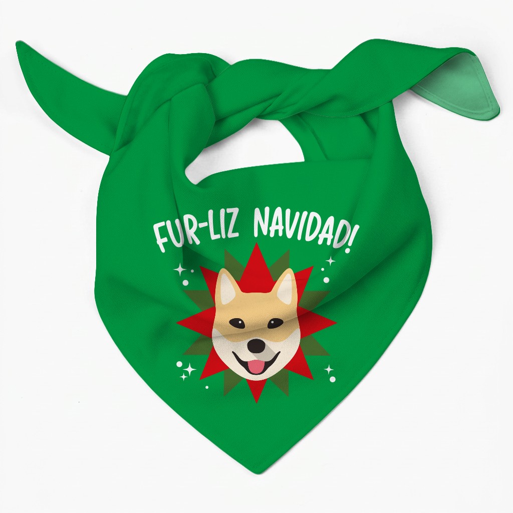Fur-Liz Navidad: Personalised {breedFullName} Bandana