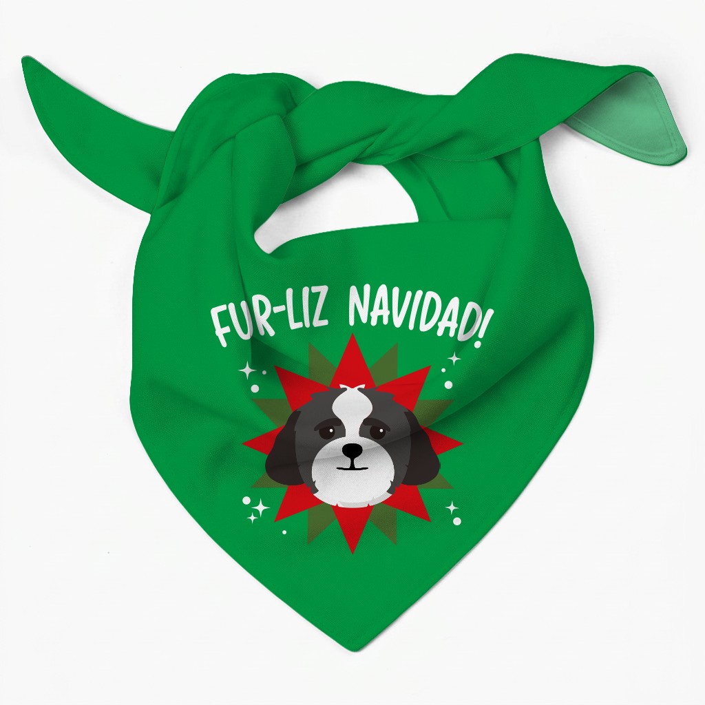 Fur-Liz Navidad: Personalised {breedFullName} Bandana