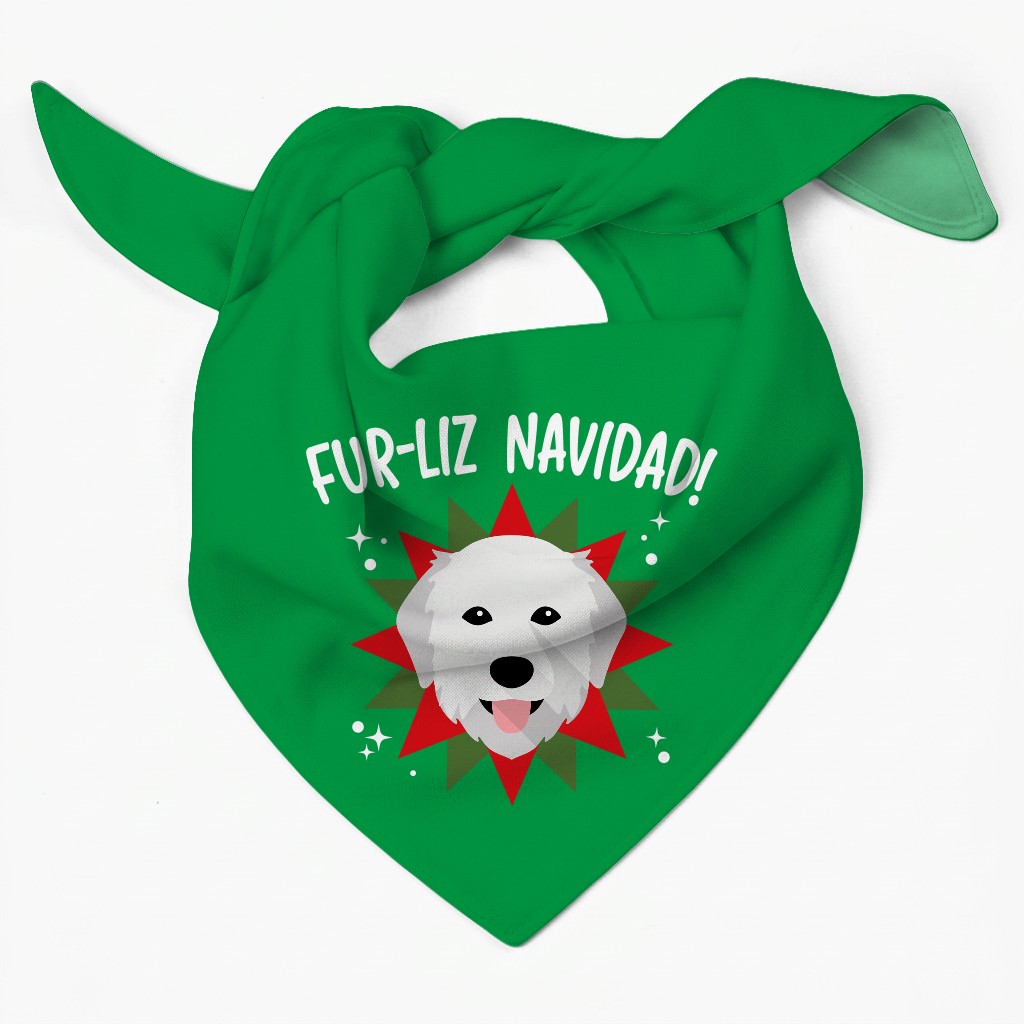 Fur-Liz Navidad: Personalised {breedFullName} Bandana