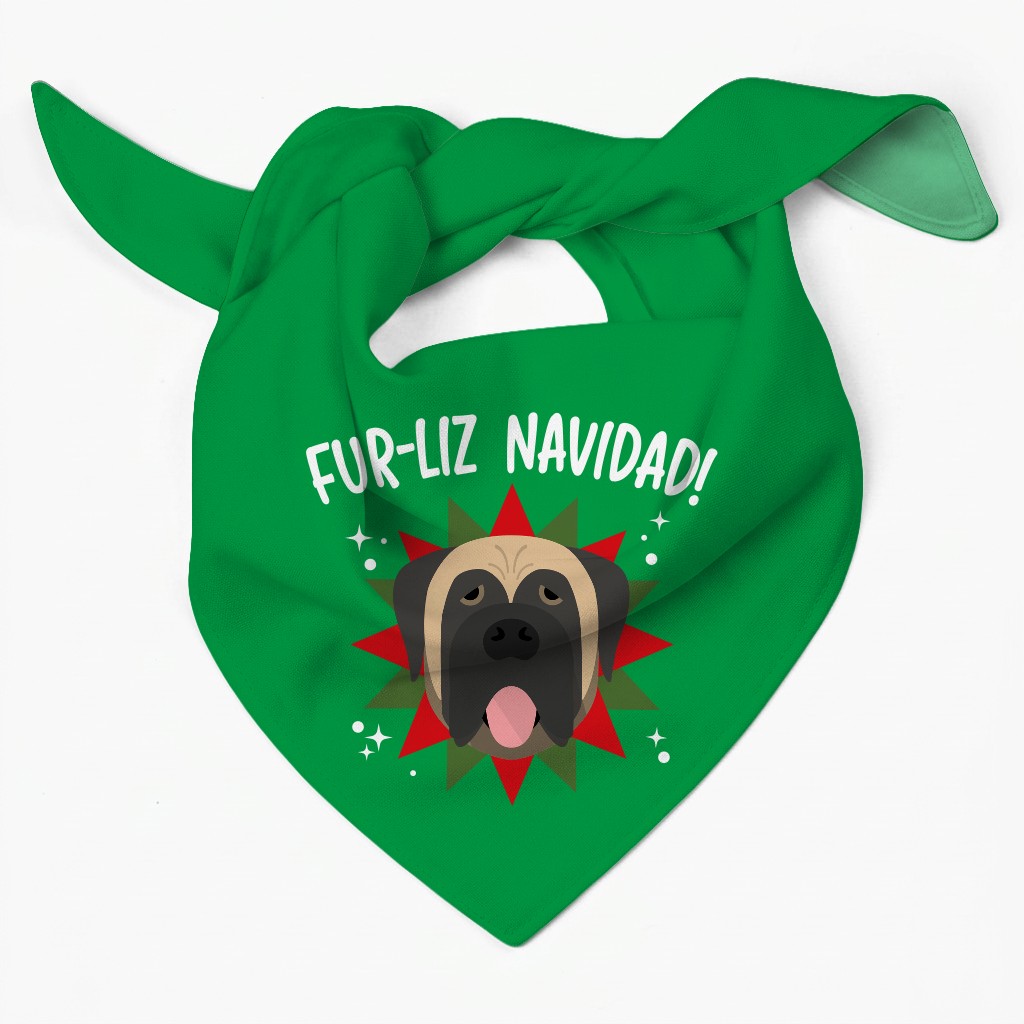 Fur-Liz Navidad: Personalised {breedFullName} Bandana