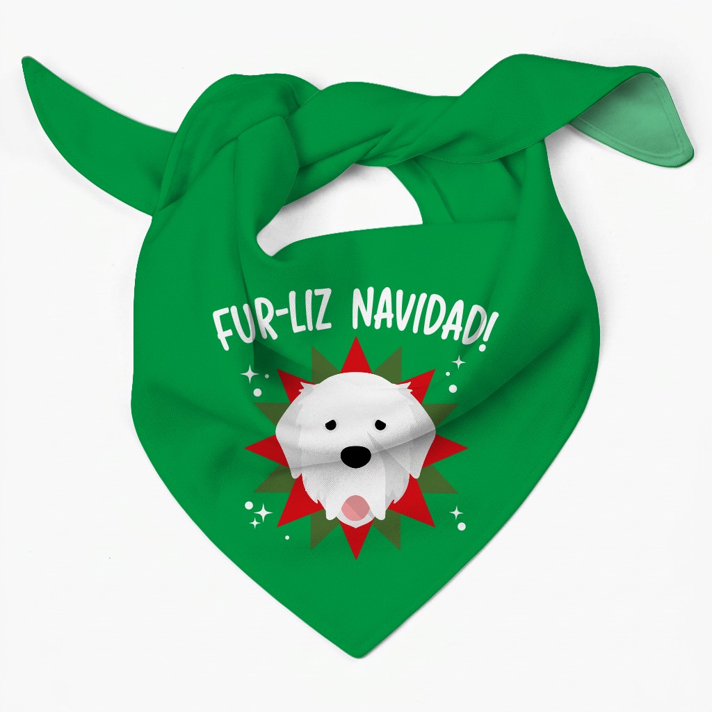 Fur-Liz Navidad: Personalised {breedFullName} Bandana