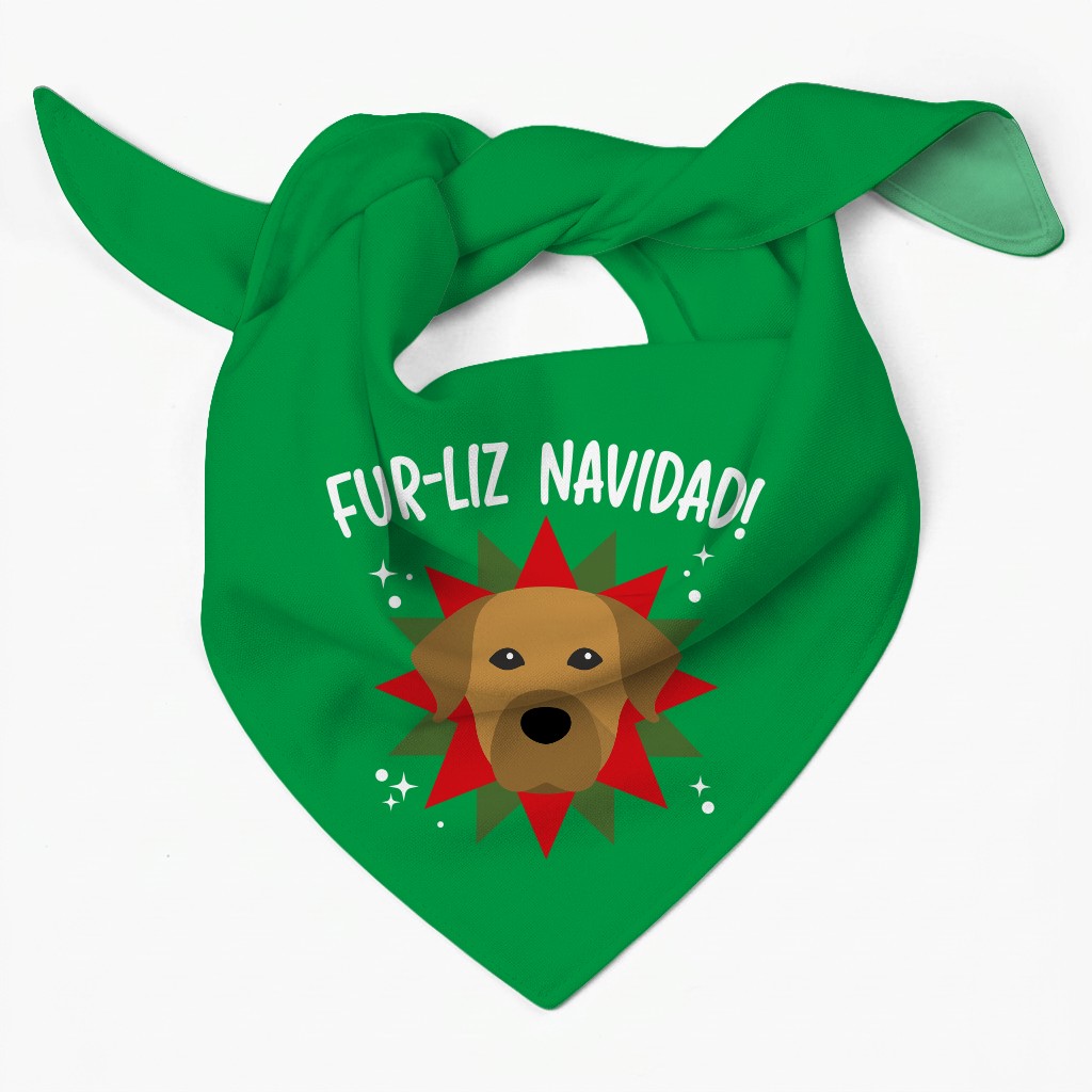 Fur-Liz Navidad: Personalized {breedFullName} Bandana