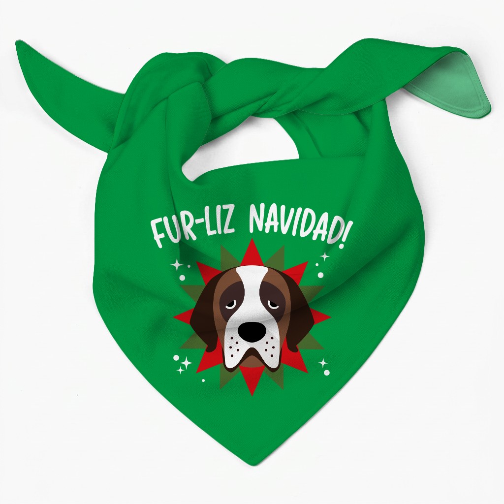 Fur-Liz Navidad: Personalised {breedFullName} Bandana