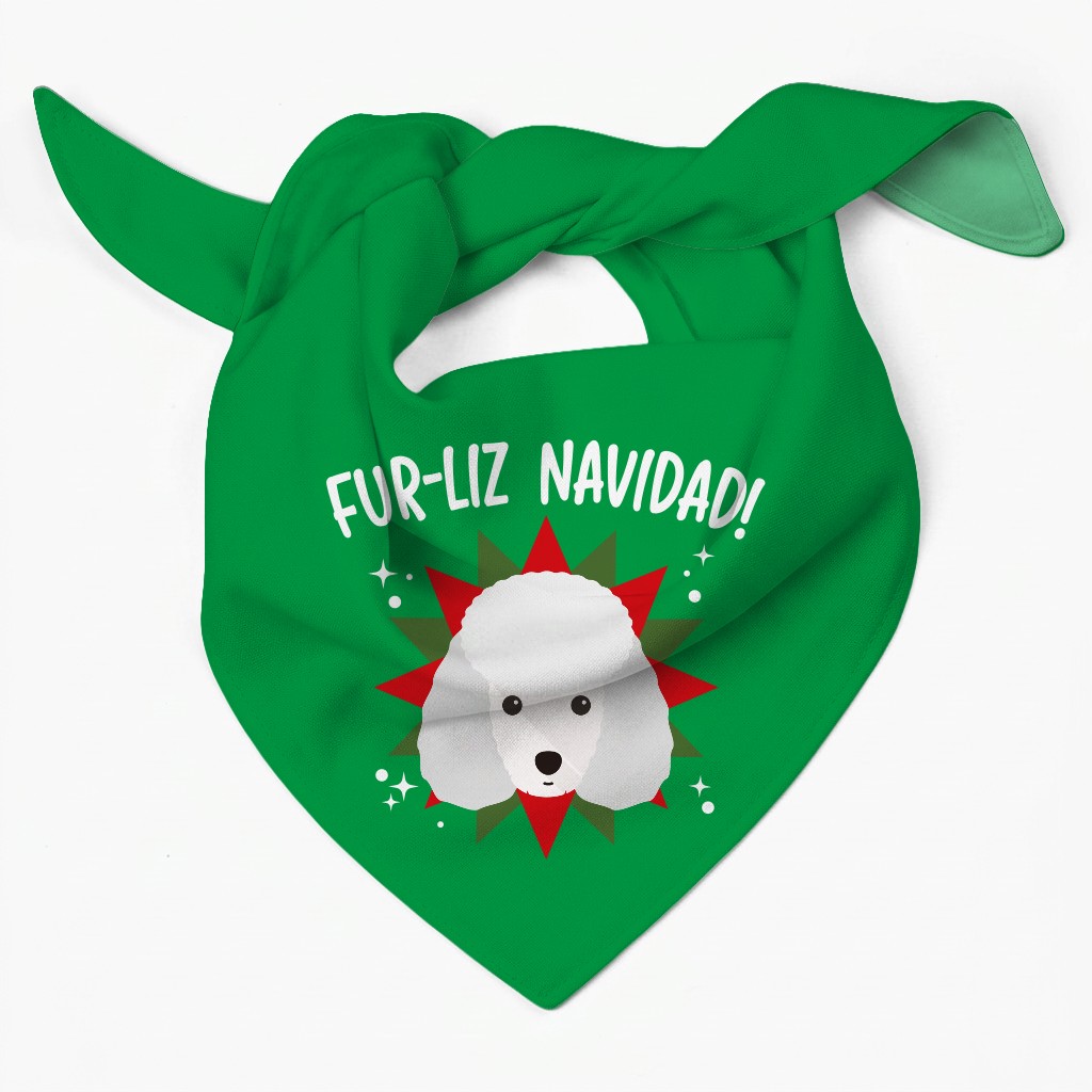 Fur-Liz Navidad: Personalized {breedFullName} Bandana