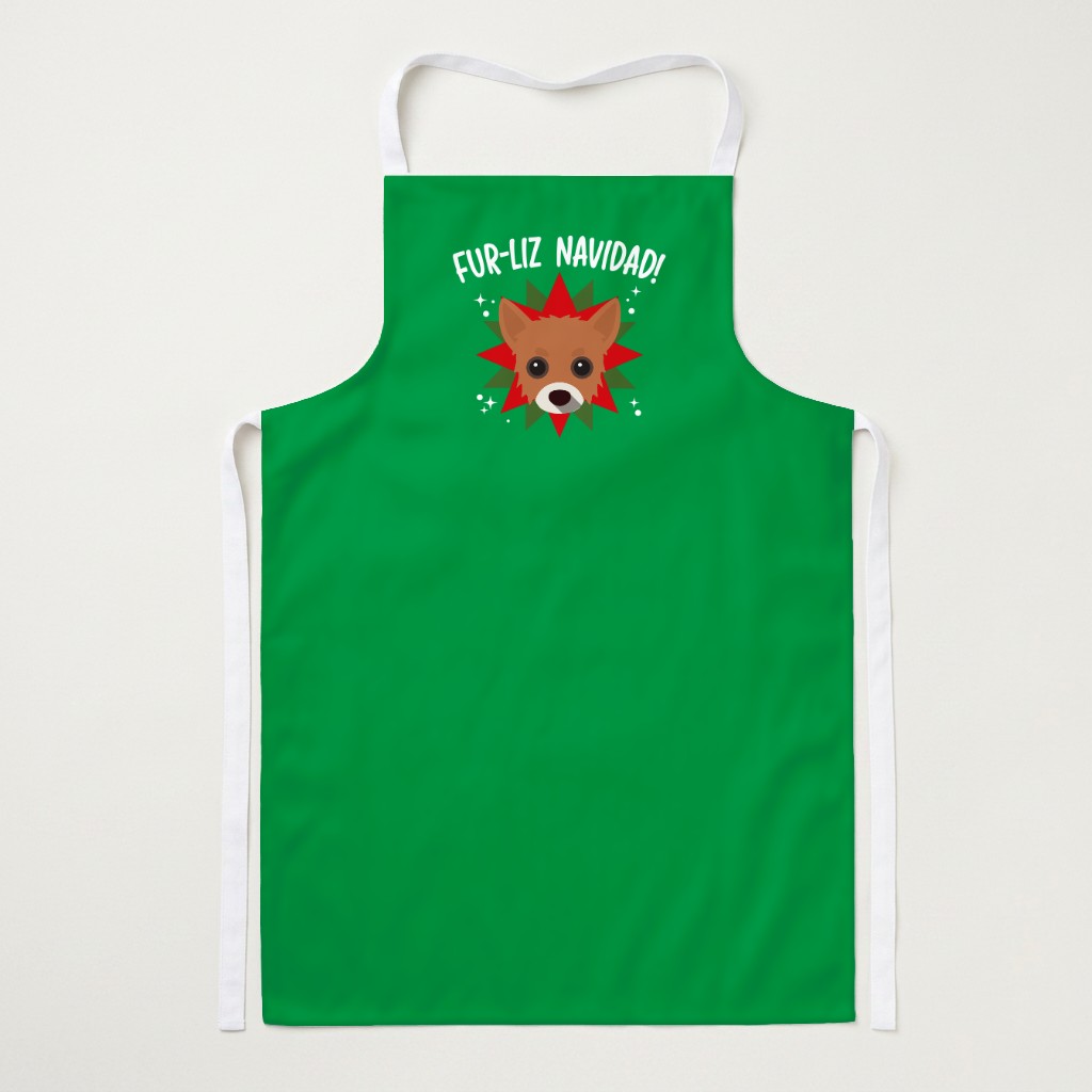 Fur-Liz Navidad: Personalised {breedFullName} Apron