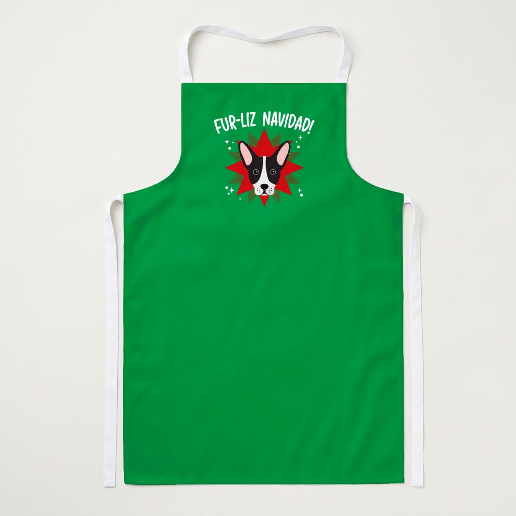 Fur-Liz Navidad: Personalised {breedFullName} Apron