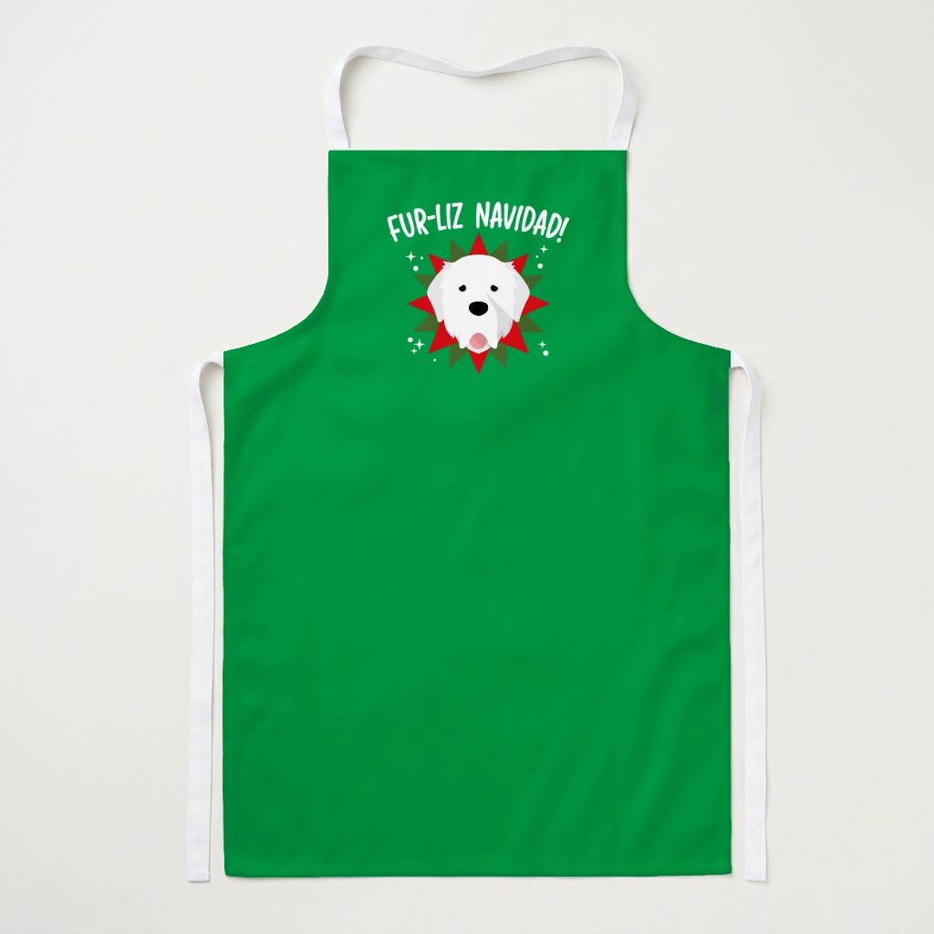 Fur-Liz Navidad: Personalised {breedFullName} Apron