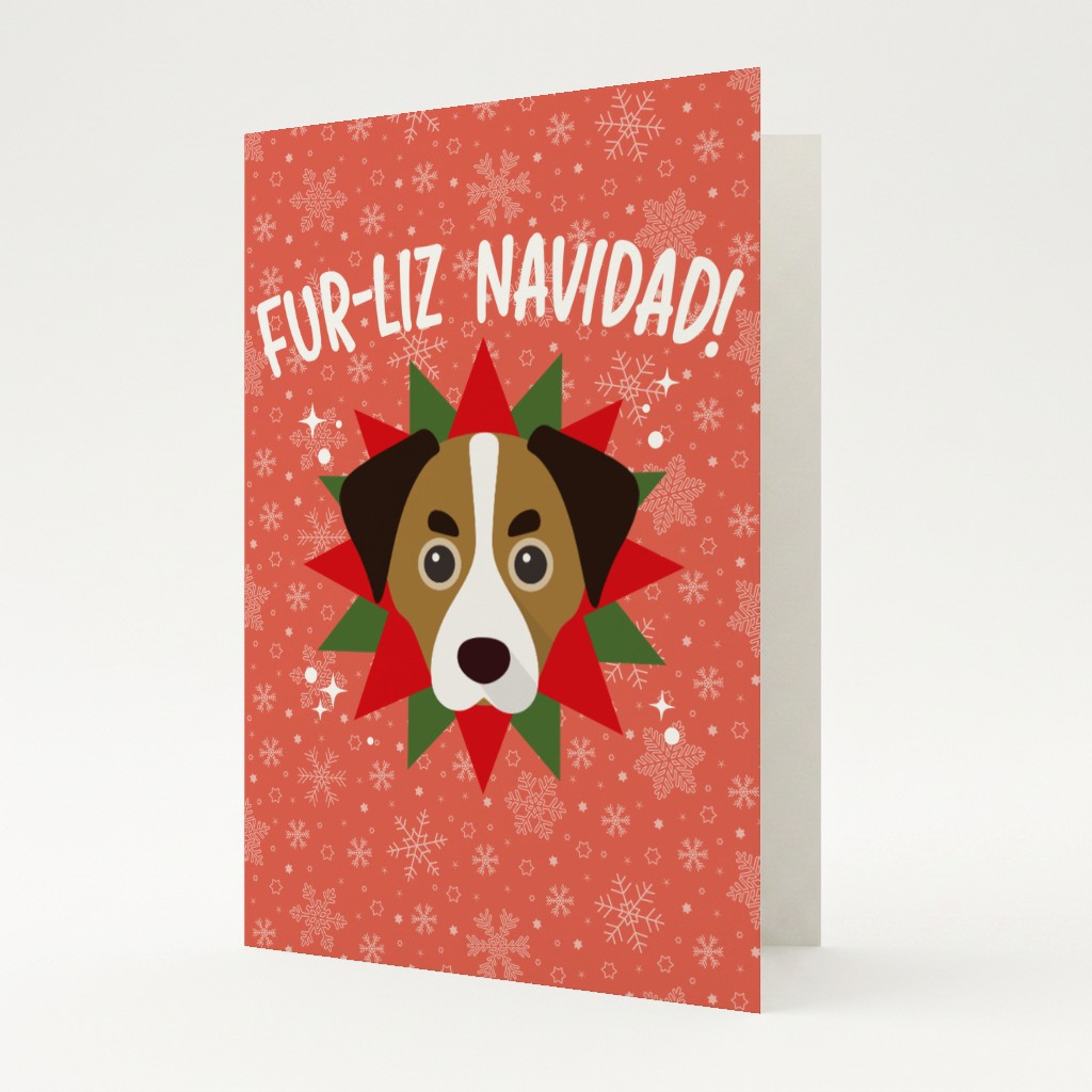 Fur-Liz Navidad: Personalized {breedFullName} Card
