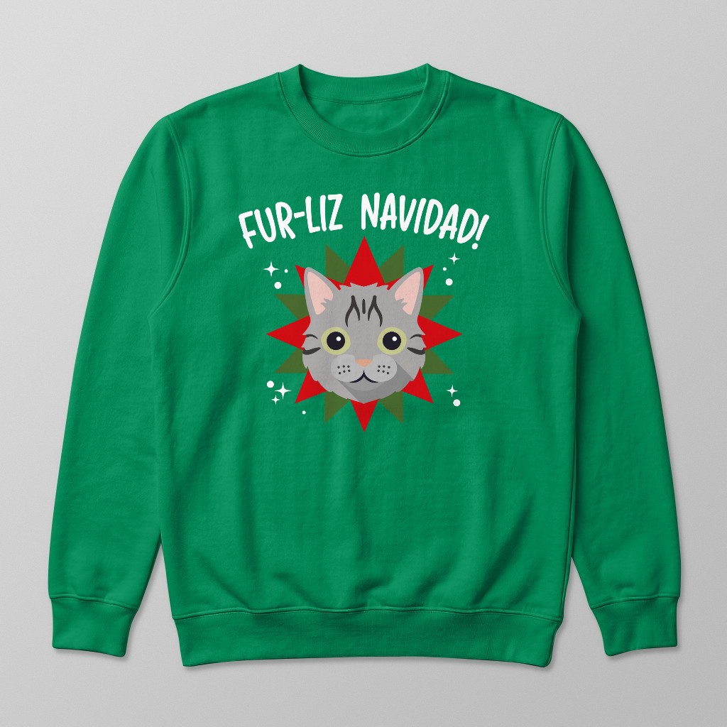 Fur-Liz Navidad: Personalised {breedFullName} Sweatshirt