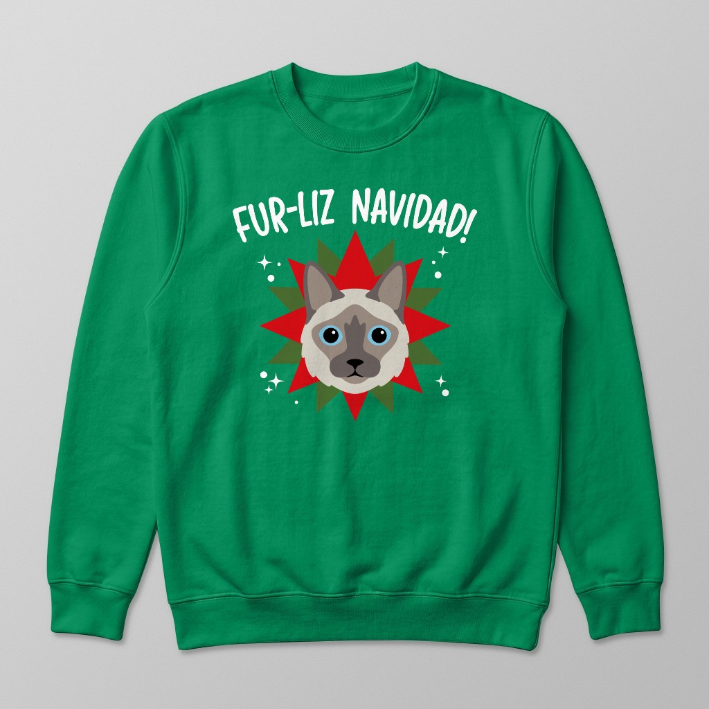Fur-Liz Navidad: Personalised {breedFullName} Sweatshirt