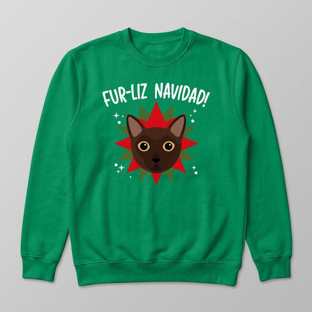 Fur-Liz Navidad: Personalised {breedFullName} Sweatshirt