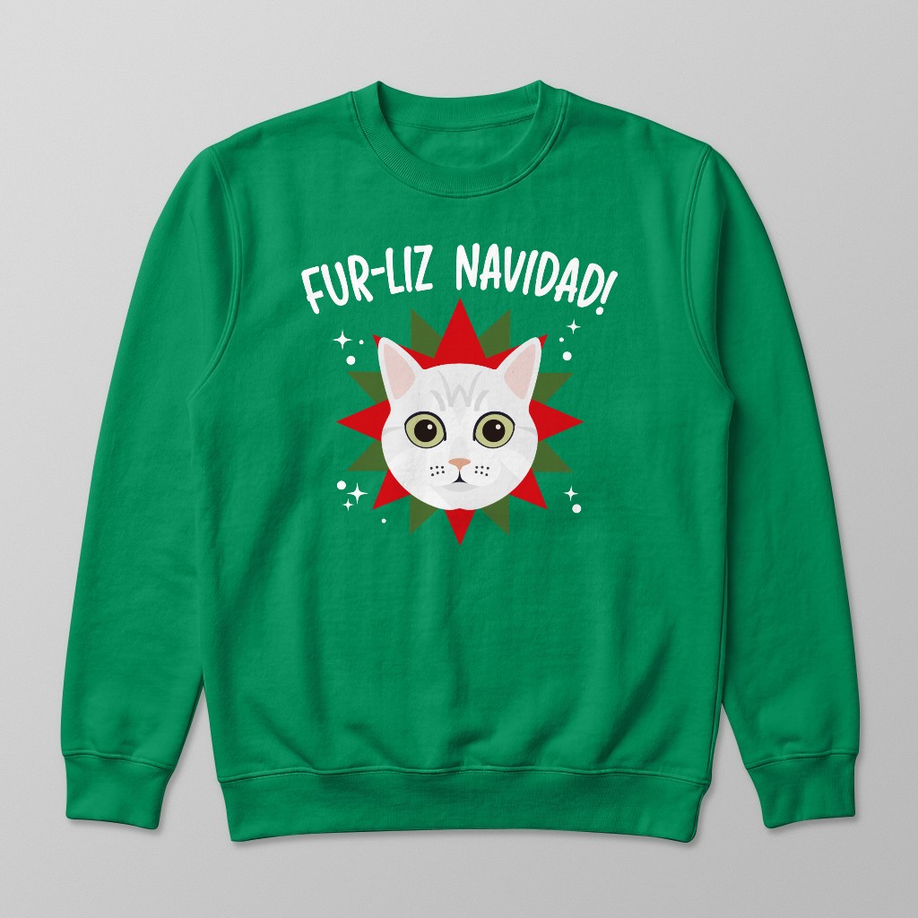 Fur-Liz Navidad: Personalised {breedFullName} Sweatshirt