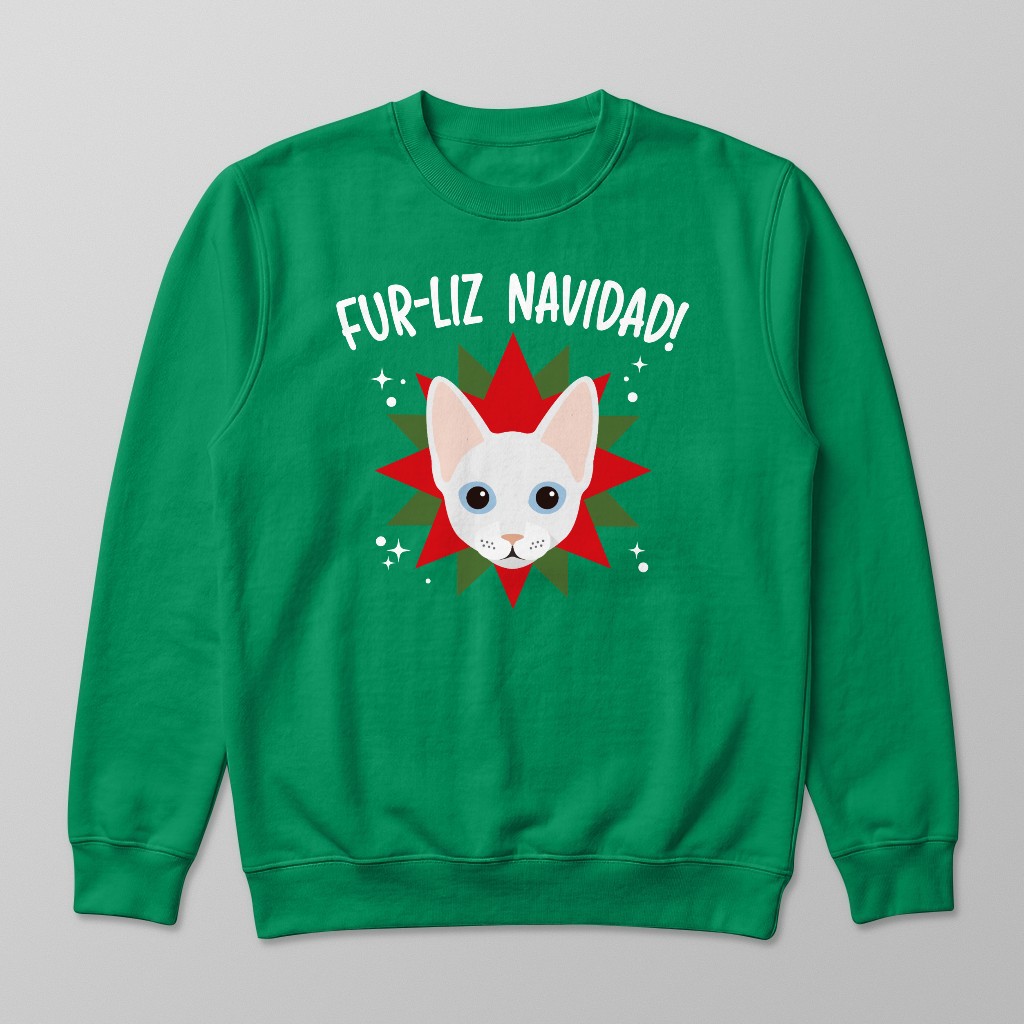 Fur-Liz Navidad: Personalised {breedFullName} Sweatshirt