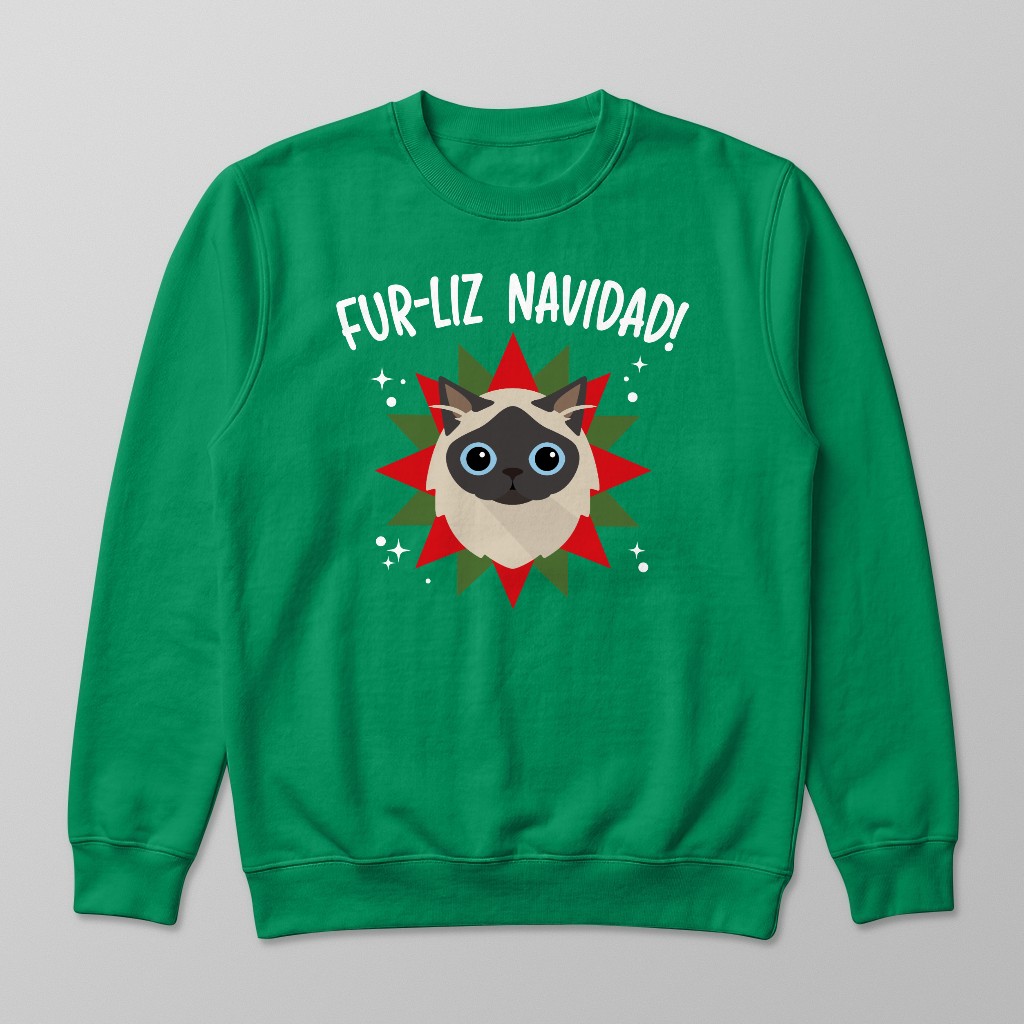 Fur-Liz Navidad: Personalised {breedFullName} Sweatshirt