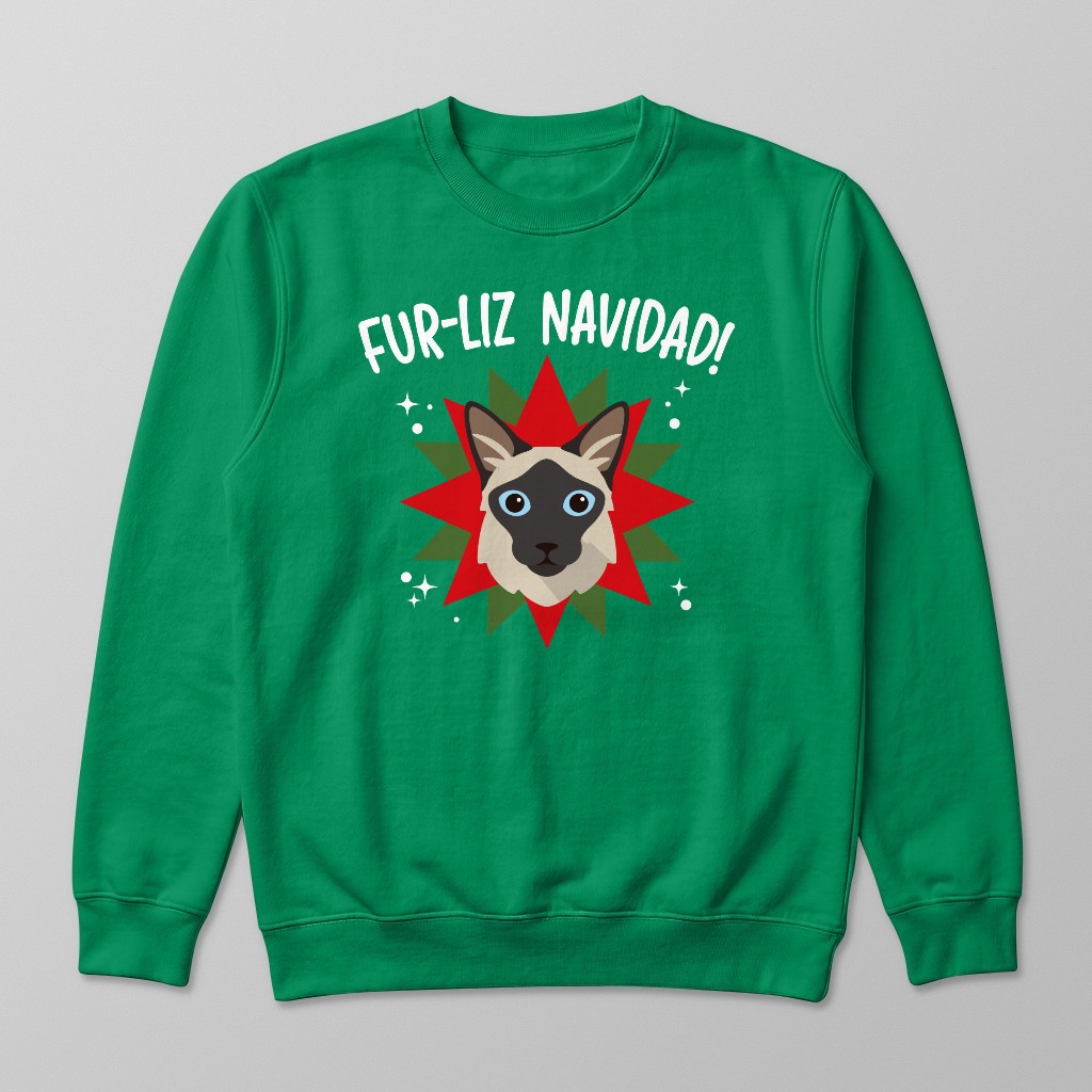 Fur-Liz Navidad: Personalised {breedFullName} Sweatshirt