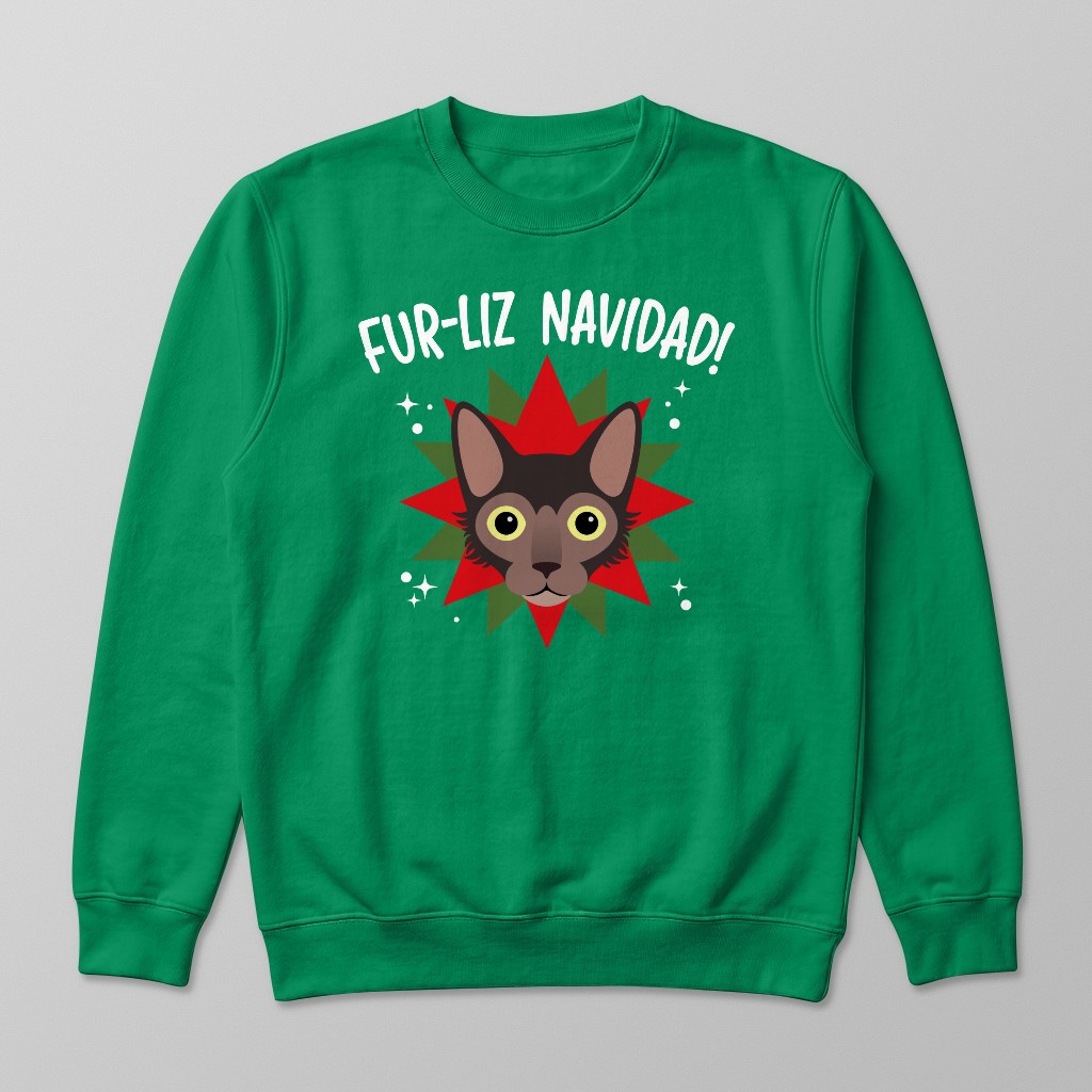 Fur-Liz Navidad: Personalised {breedFullName} Sweatshirt