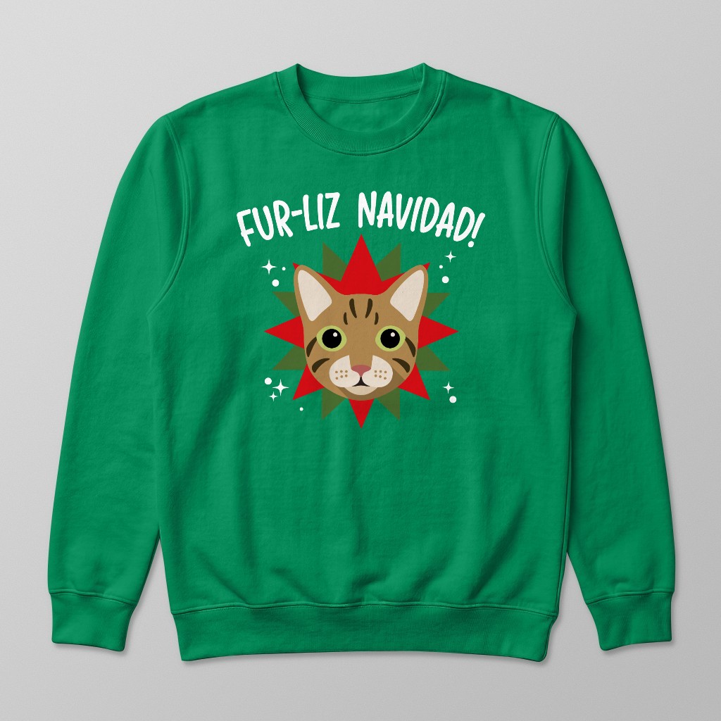Fur-Liz Navidad: Personalised {breedFullName} Sweatshirt