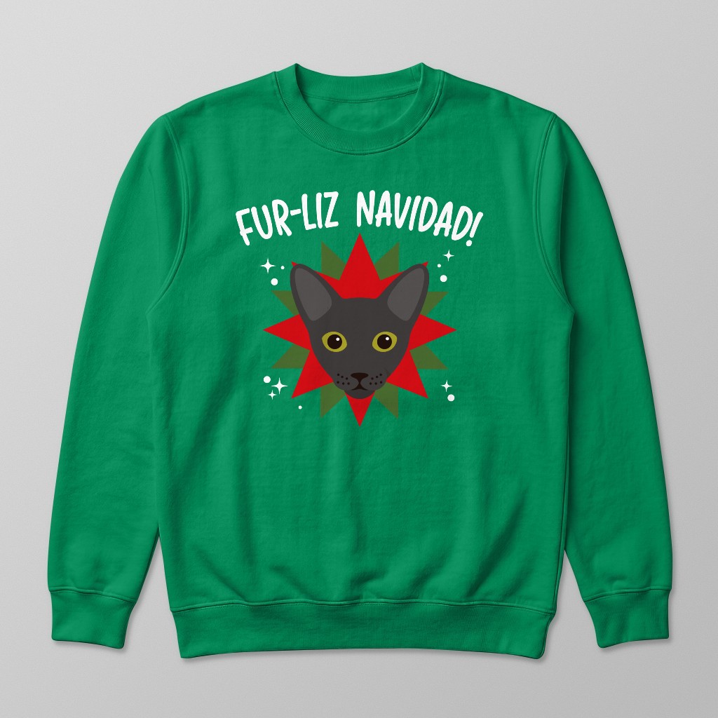 Fur-Liz Navidad: Personalised {breedFullName} Sweatshirt