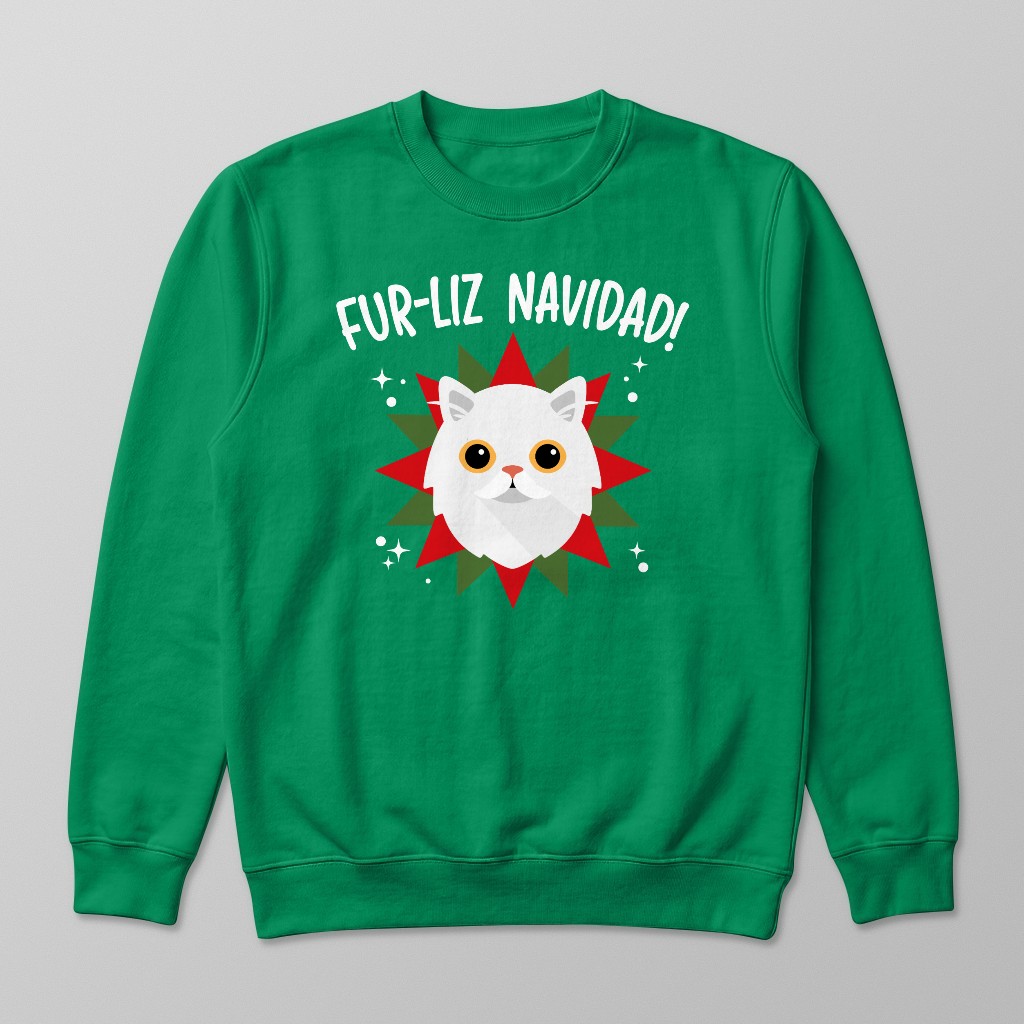 Fur-Liz Navidad: Personalised {breedFullName} Sweatshirt