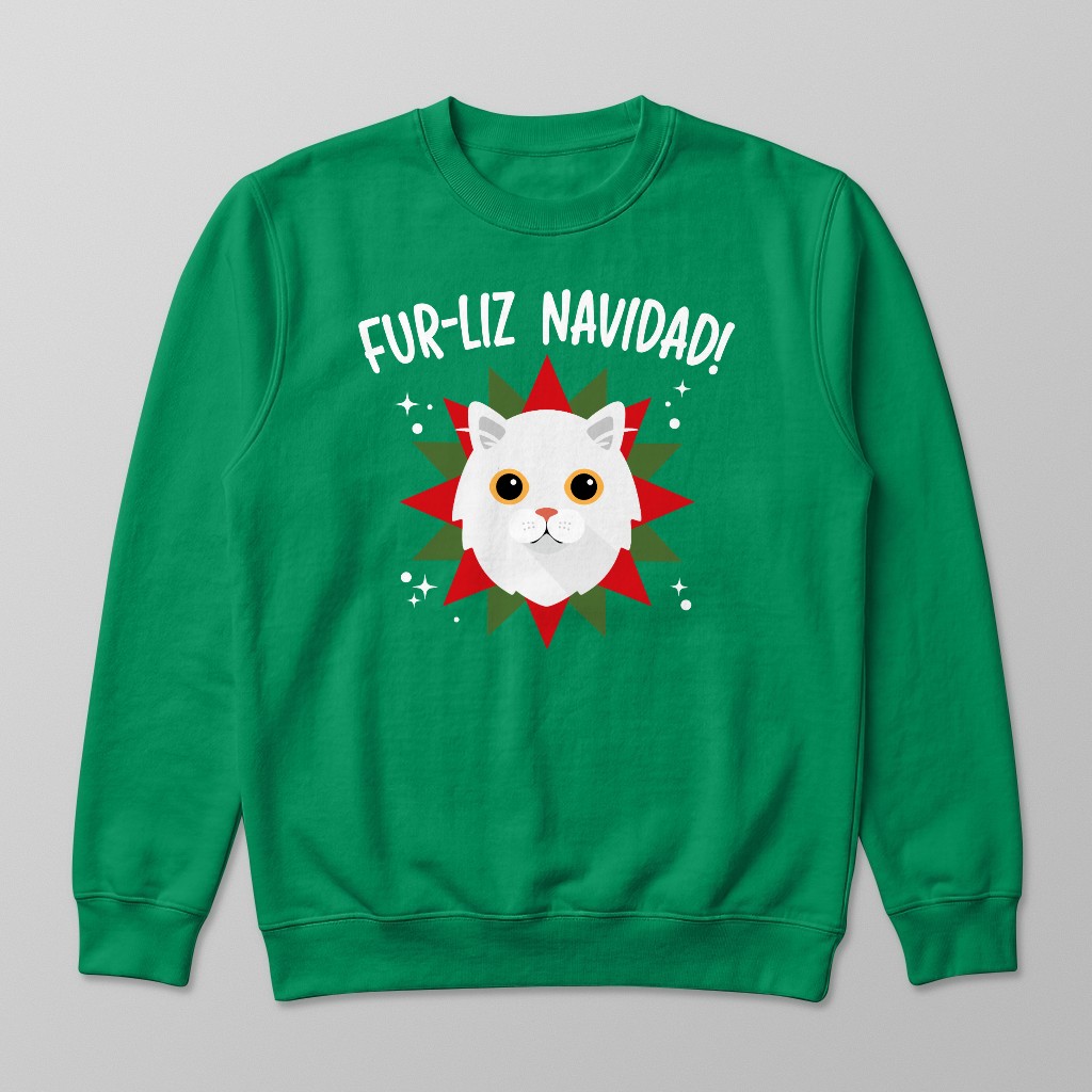 Fur-Liz Navidad: Personalised {breedFullName} Sweatshirt