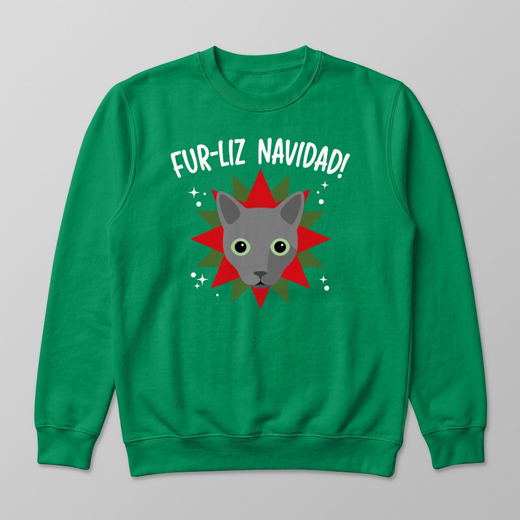 Fur-Liz Navidad: Personalised {breedFullName} Sweatshirt