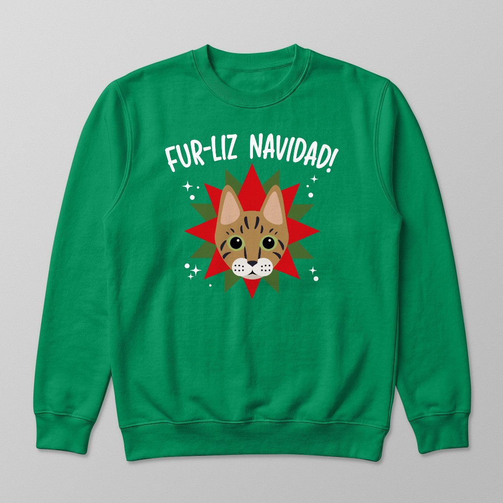 Fur-Liz Navidad: Personalised {breedFullName} Sweatshirt
