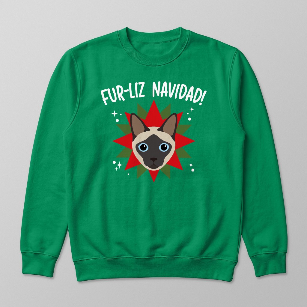 Fur-Liz Navidad: Personalised {breedFullName} Sweatshirt