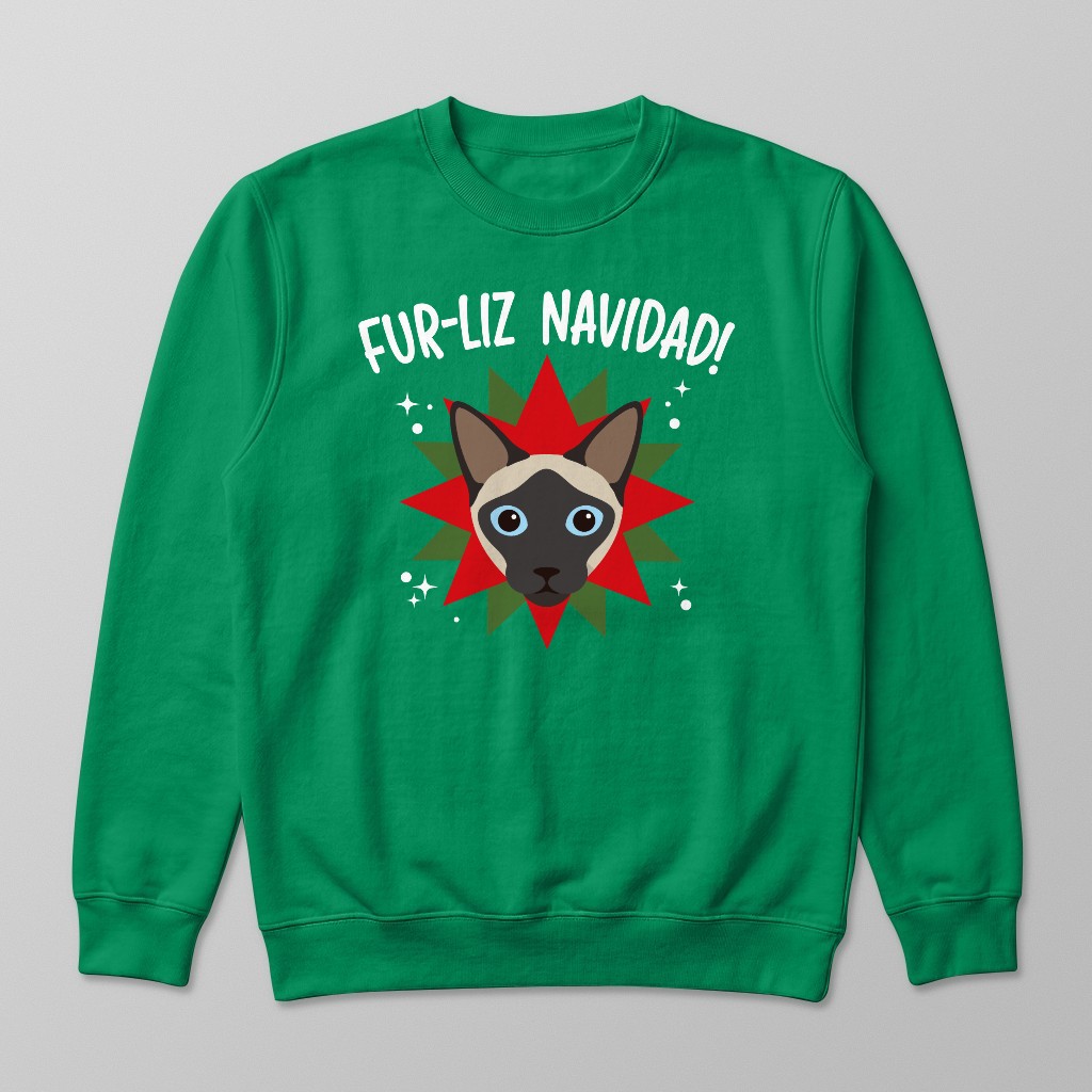 Fur-Liz Navidad: Personalised {breedFullName} Sweatshirt