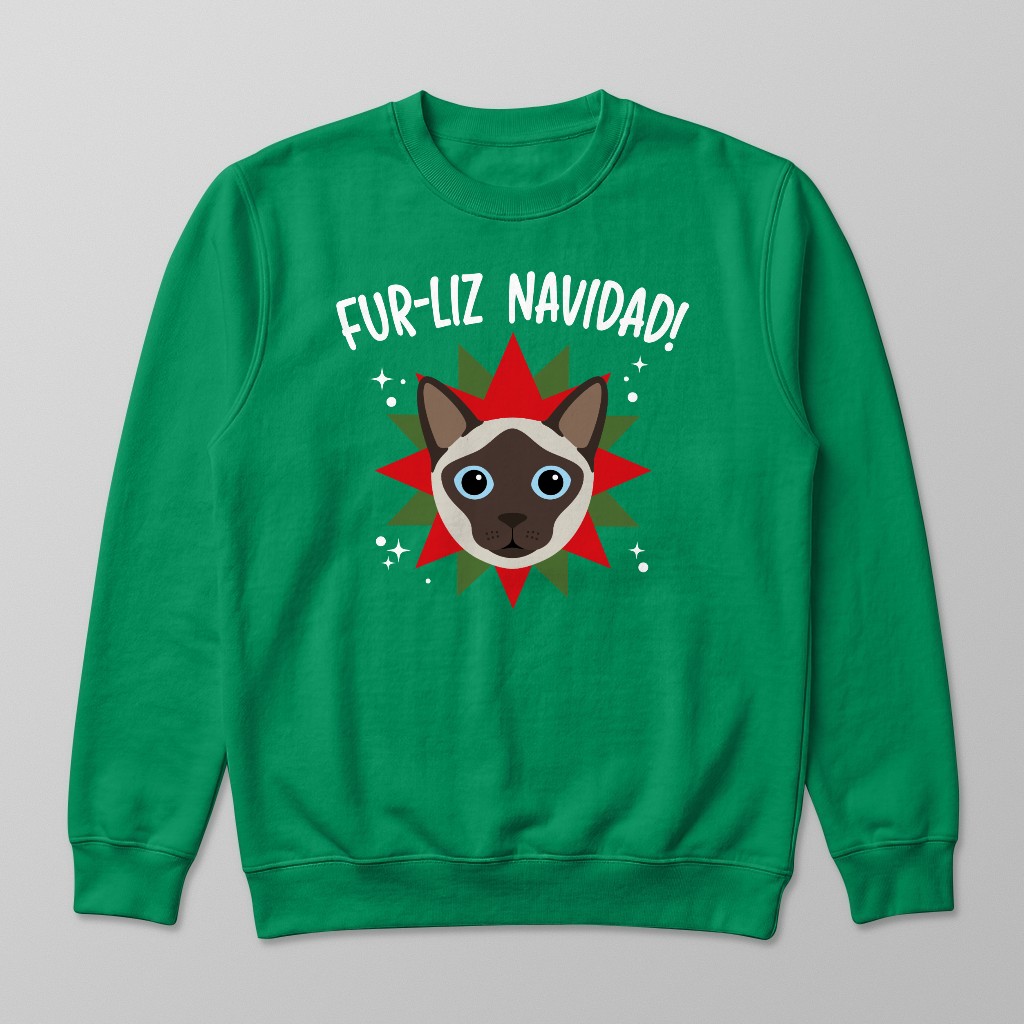 Fur-Liz Navidad: Personalised {breedFullName} Sweatshirt