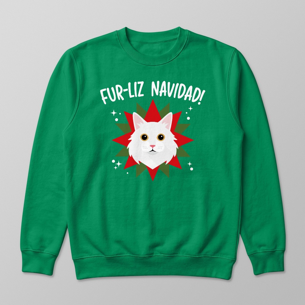 Fur-Liz Navidad: Personalised {breedFullName} Sweatshirt