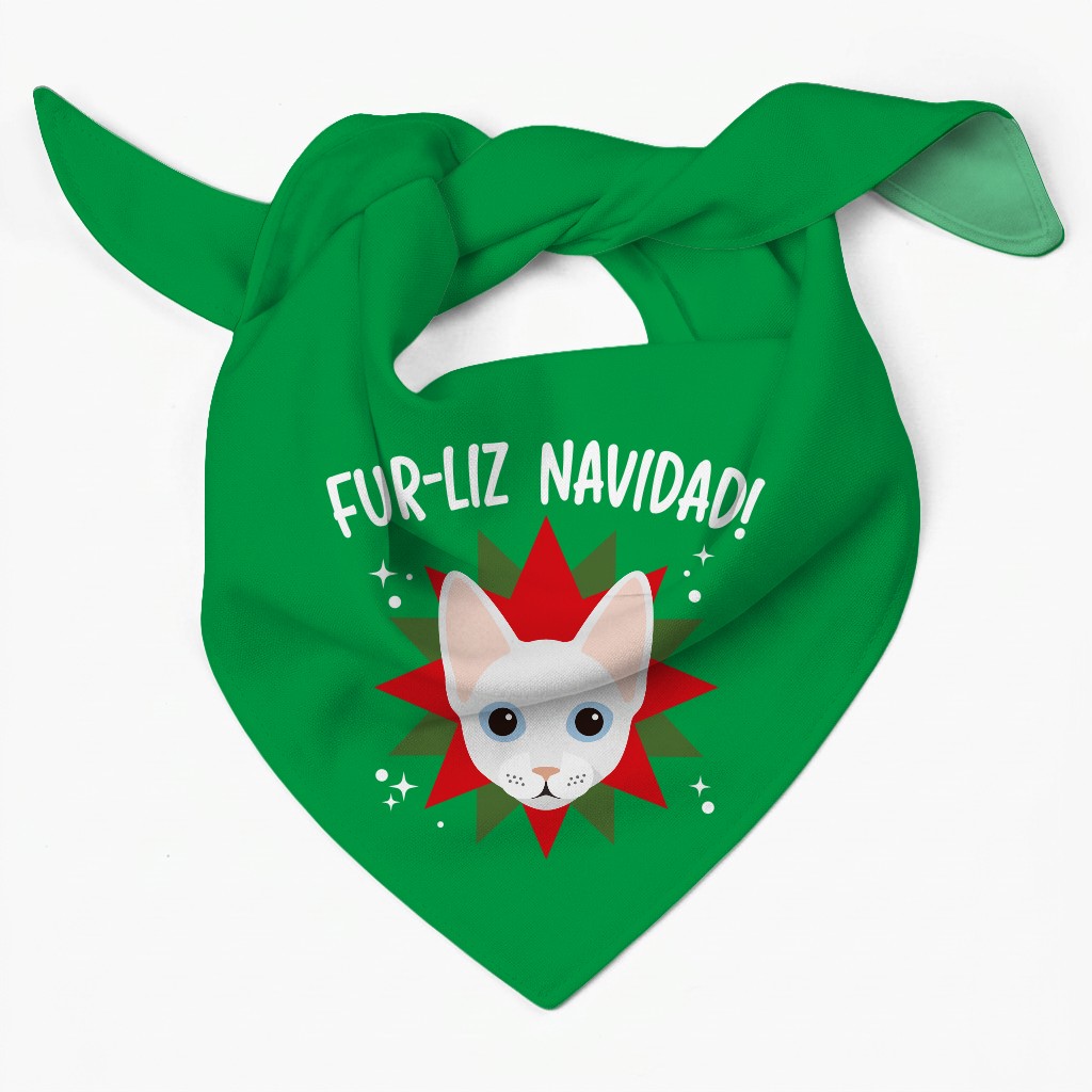 Fur-Liz Navidad: Personalised {breedFullName} Bandana