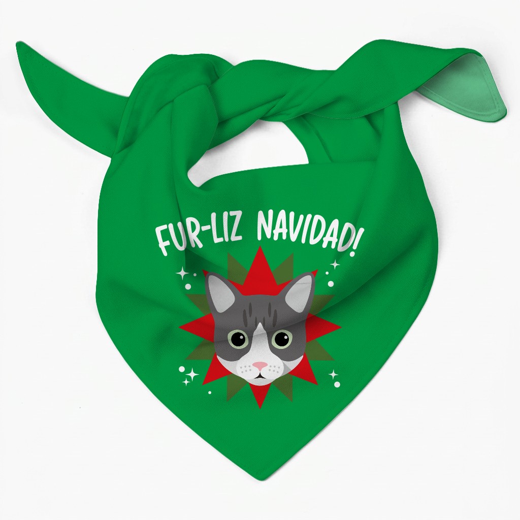 Fur-Liz Navidad: Personalised {breedFullName} Bandana
