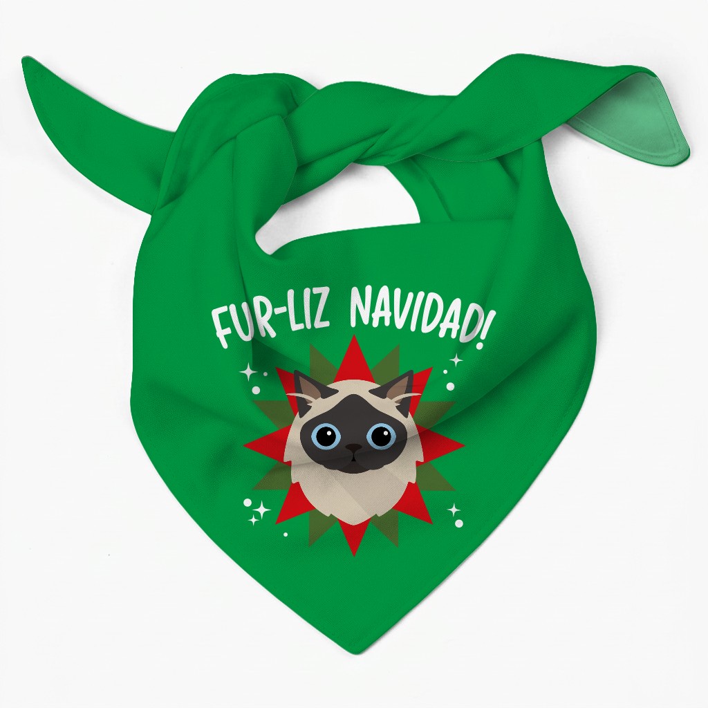 Fur-Liz Navidad: Personalized {breedFullName} Bandana