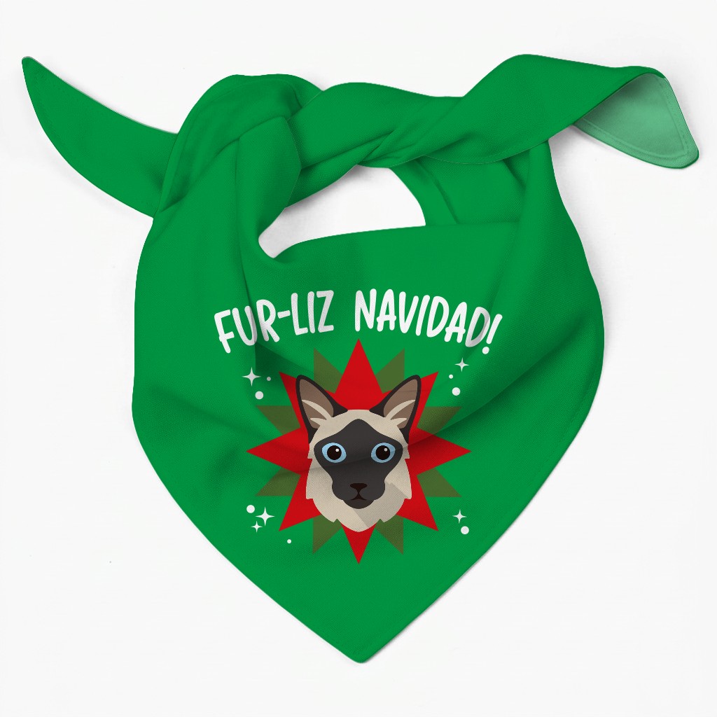 Fur-Liz Navidad: Personalised {breedFullName} Bandana