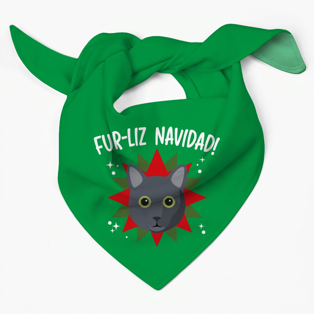 Fur-Liz Navidad: Personalized {breedFullName} Bandana