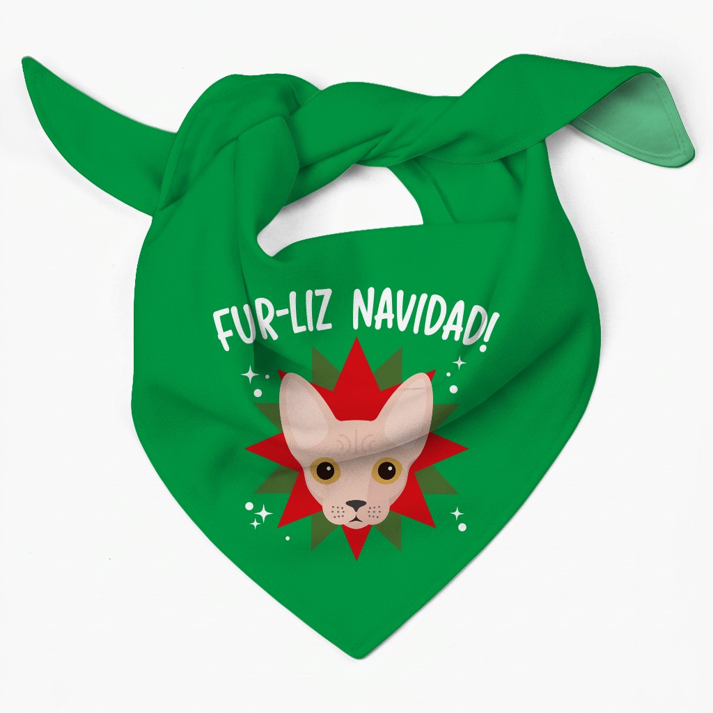 Fur-Liz Navidad: Personalized {breedFullName} Bandana