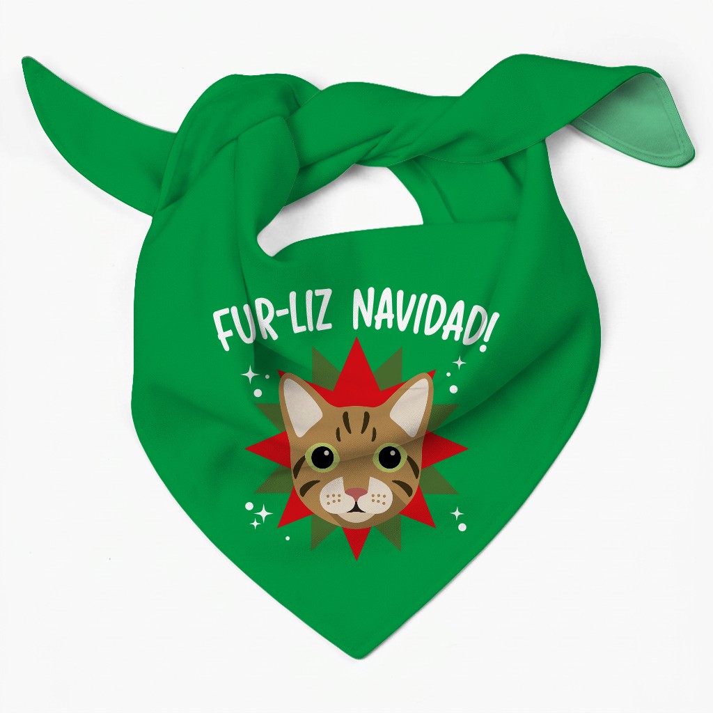 Fur-Liz Navidad: Personalised {breedFullName} Bandana