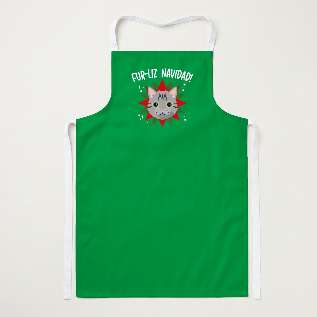 Fur-Liz Navidad: Personalised {breedFullName} Apron