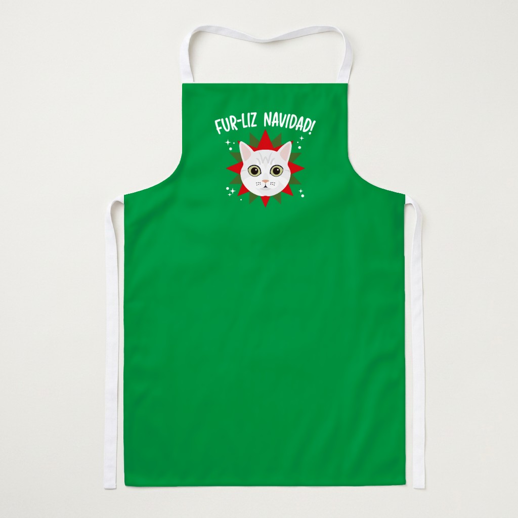 Fur-Liz Navidad: Personalised {breedFullName} Apron