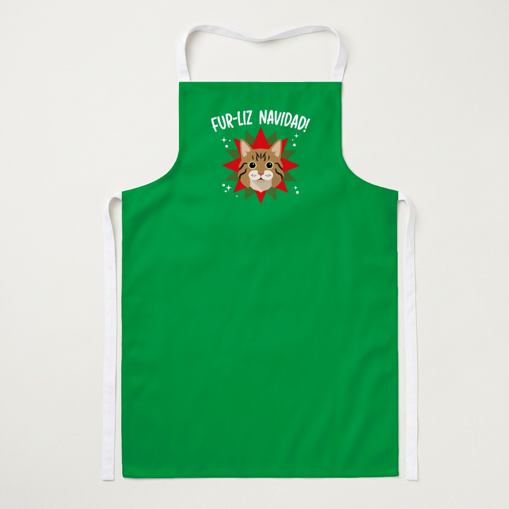 Fur-Liz Navidad: Personalised {breedFullName} Apron