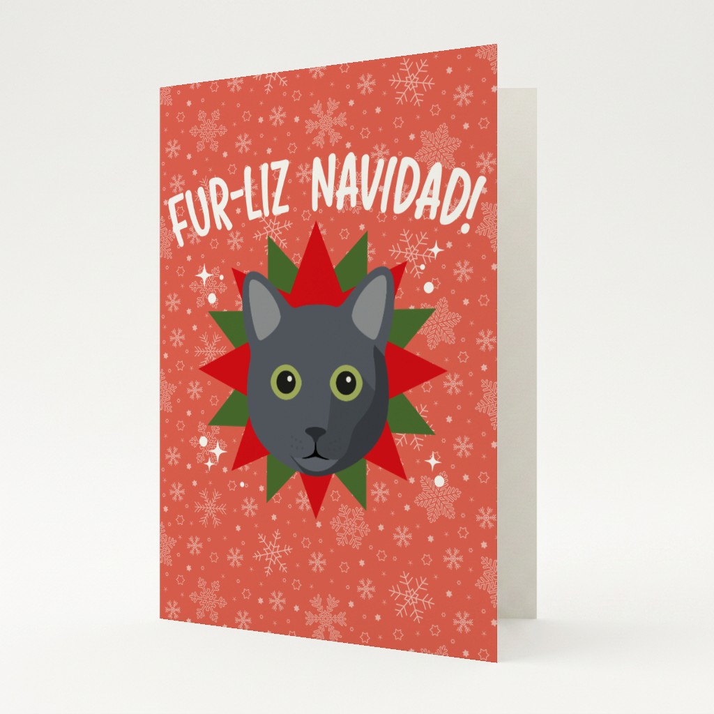 Fur-Liz Navidad: Personalized {breedFullName} Card