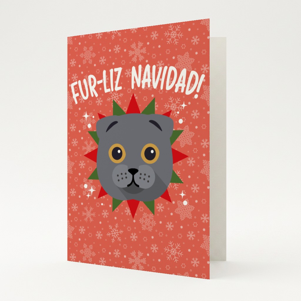 Fur-Liz Navidad: Personalized {breedFullName} Card
